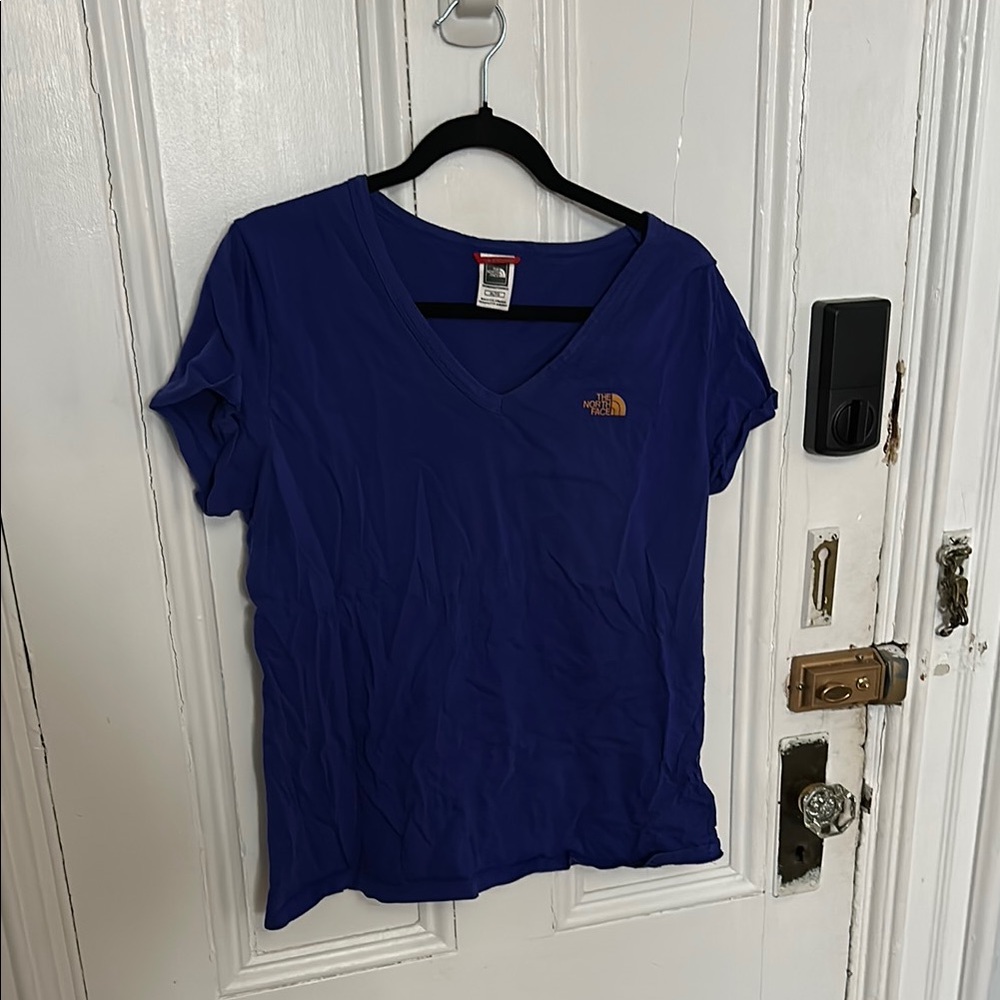 The North Face Women's Blue V-Neck Top